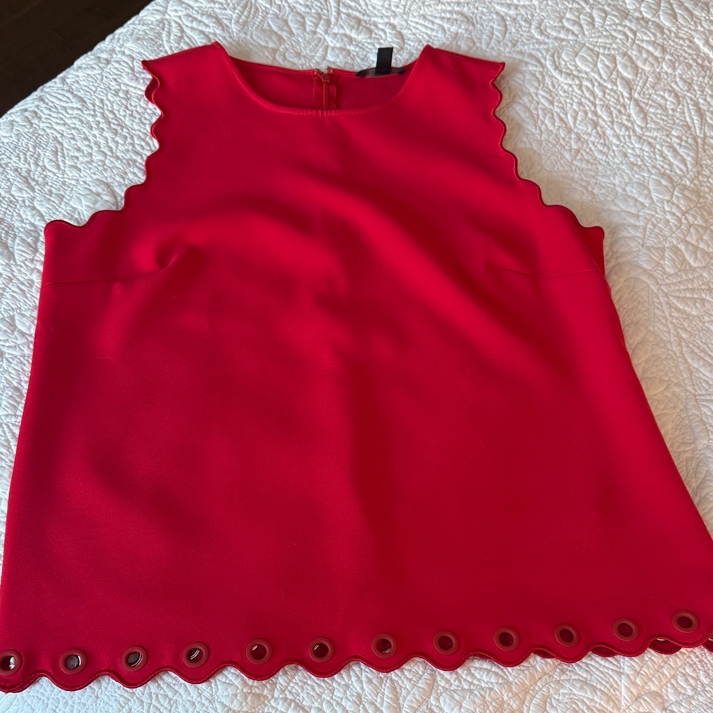 Red Sleeveless women’s shirt